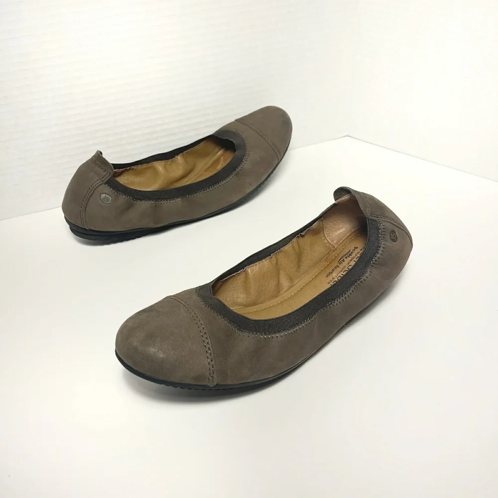Josef seibel's - brown nubuck ballet flats